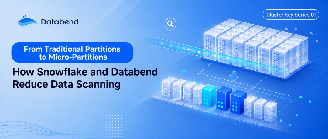 From Traditional Partitions to Micro-Partitions—How Snowflake and Databend Reduce Data Scanning
